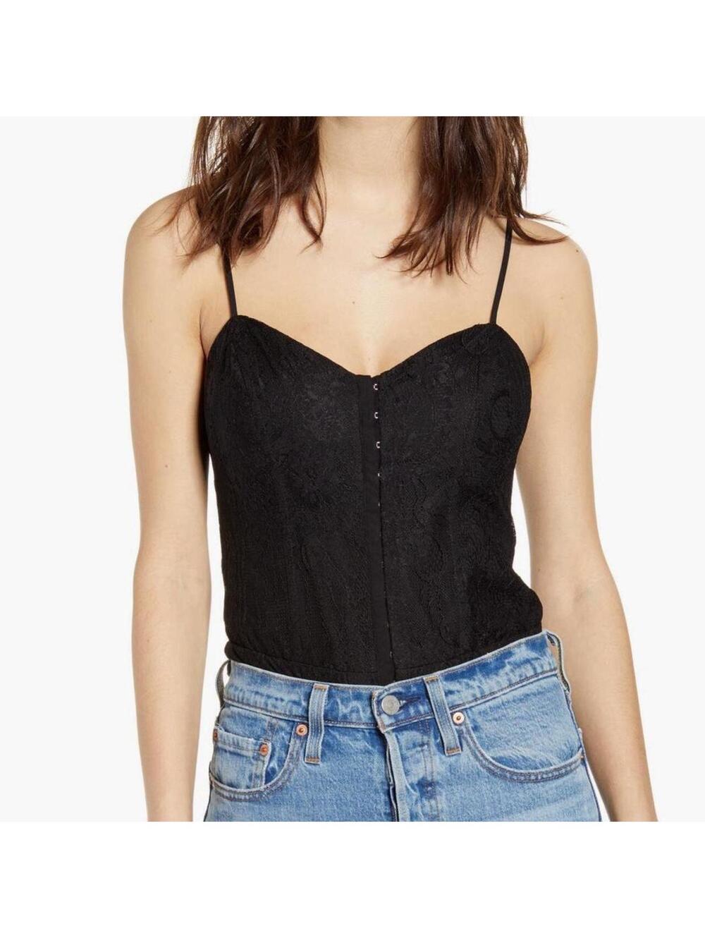 Wayf Women's Black Bodysuit (M)